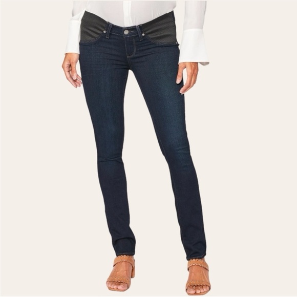 Paige Maternity Skyline Skinny in Mona, Size 29